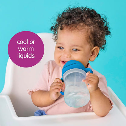 b.box Sippy Cup with Weighted Straw 240 ml (8 oz) Cobalt - view 6