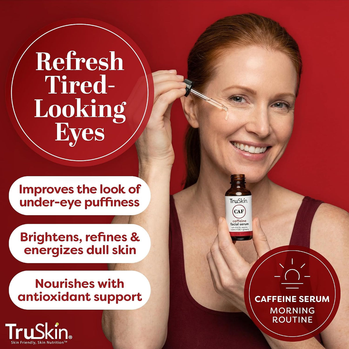 TruSkin Caffeine Face & Eye Serum, 30 ml (1 fl oz) - view 3
