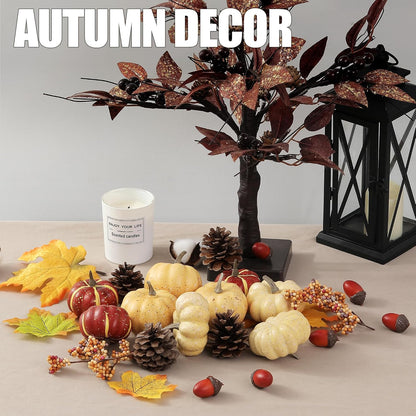 Artgar Pumpkin Decor Set, 23 Piece Autumn Harvest Bowl Fillers - view 4