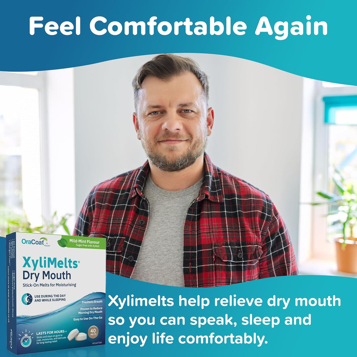 XyliMelts Dry Mouth Relief Discs Mint 80 Count - view 5