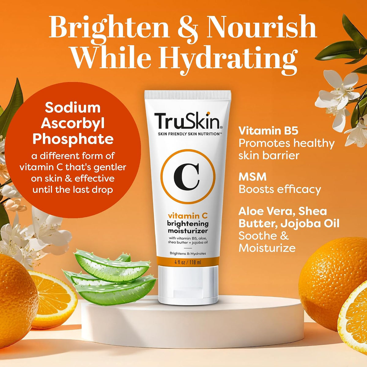 TruSkin Vitamin C Brightening Face Cream, 60 ml (2 fl oz) - view 2