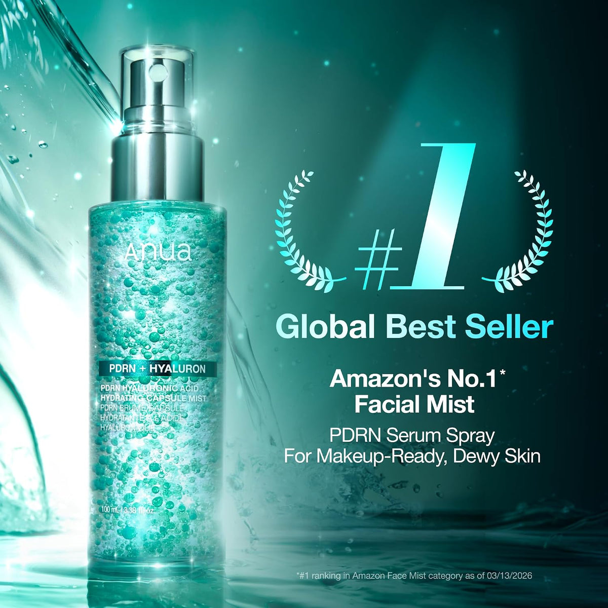 Anua PDRN Collagen Glow Facial Serum Spray 100 ml - view 3