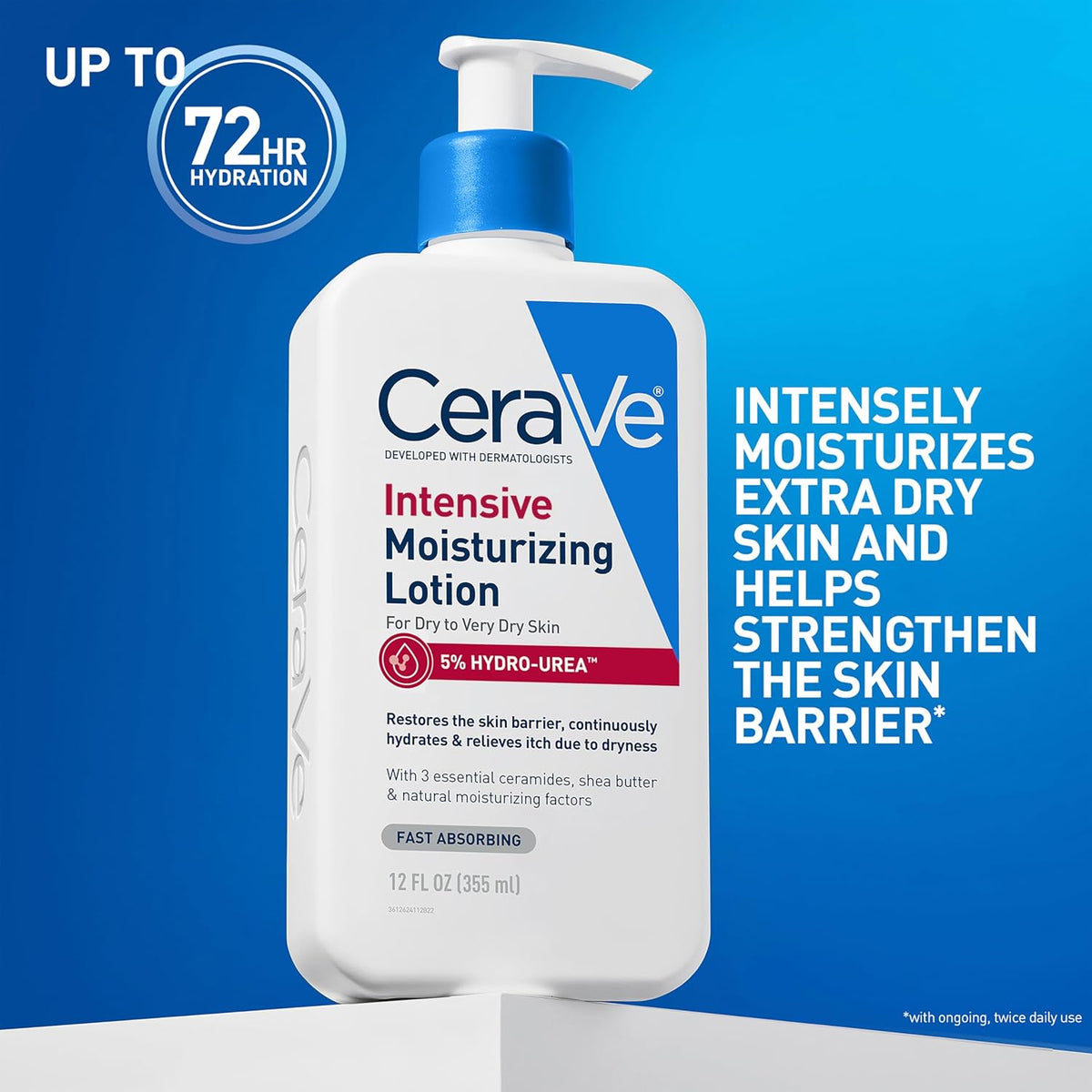 CeraVe Intensive Moisturizing Lotion with Shea Butter 237 ml (8 fl oz) - view 3