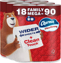 Charmin Ultra Strong Clean Touch 2-Ply Toilet Paper 18 Family Mega Rolls