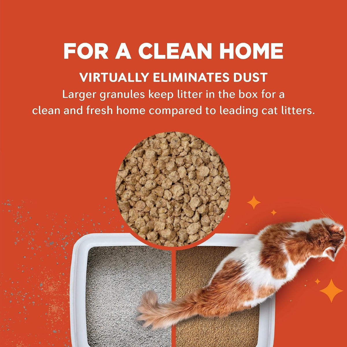 World's Best Cat Litter Low Tracking & Dust Control Unscented, 32 lb - view 4