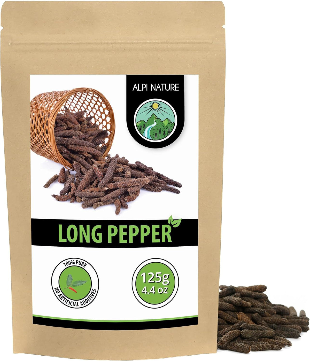 Alpi Nature Long Pepper Whole 125 g