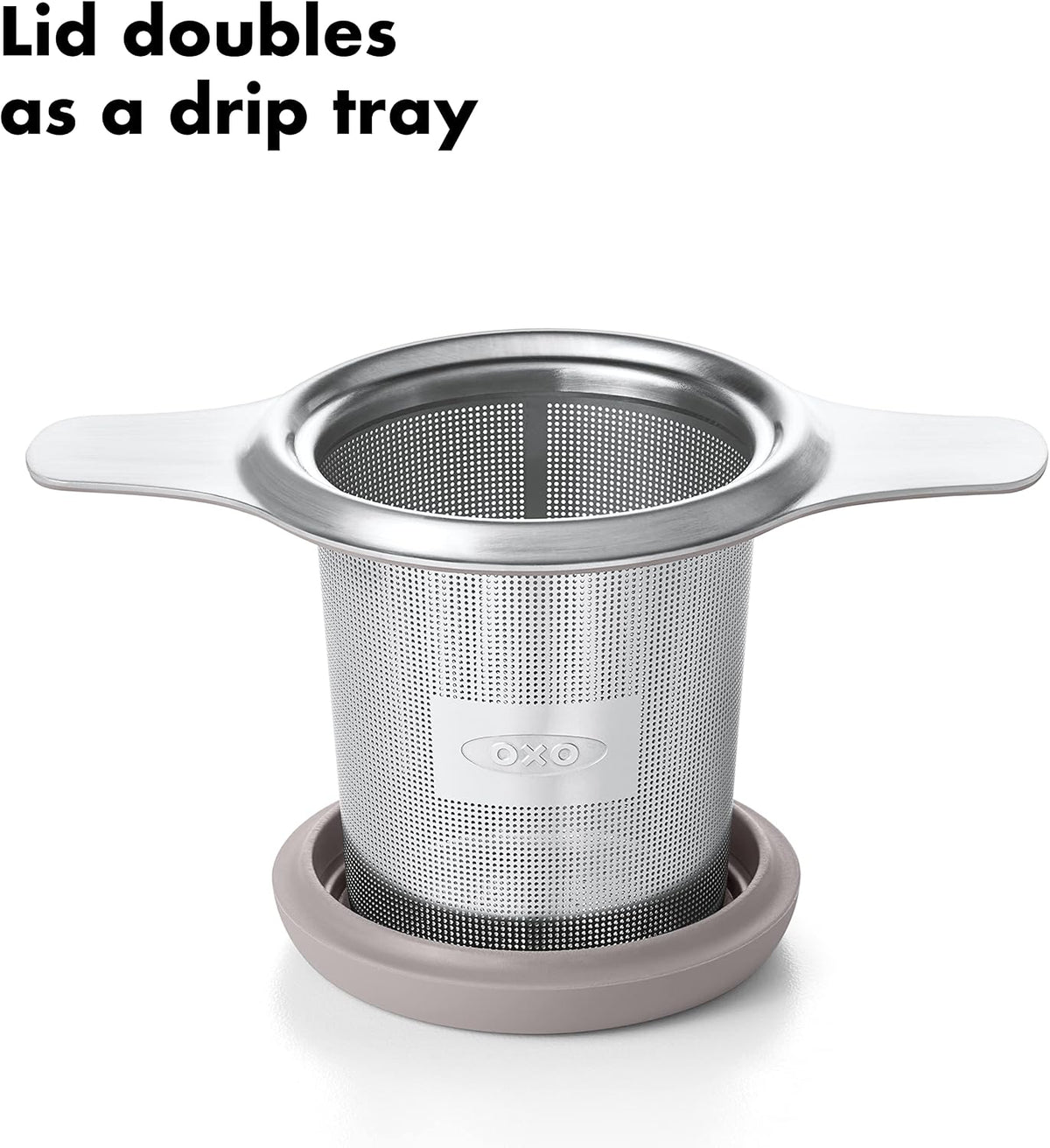OXO Brew Tea Strainer Basket, Fine Mesh Stainless Steel - view 5
