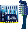 Oral-B Pro Clean CrossAction Soft Manual Toothbrushes, 6 Count