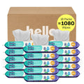Hello Bello Fragrance-Free Baby Wipes, 18 Packs, 1080 Count