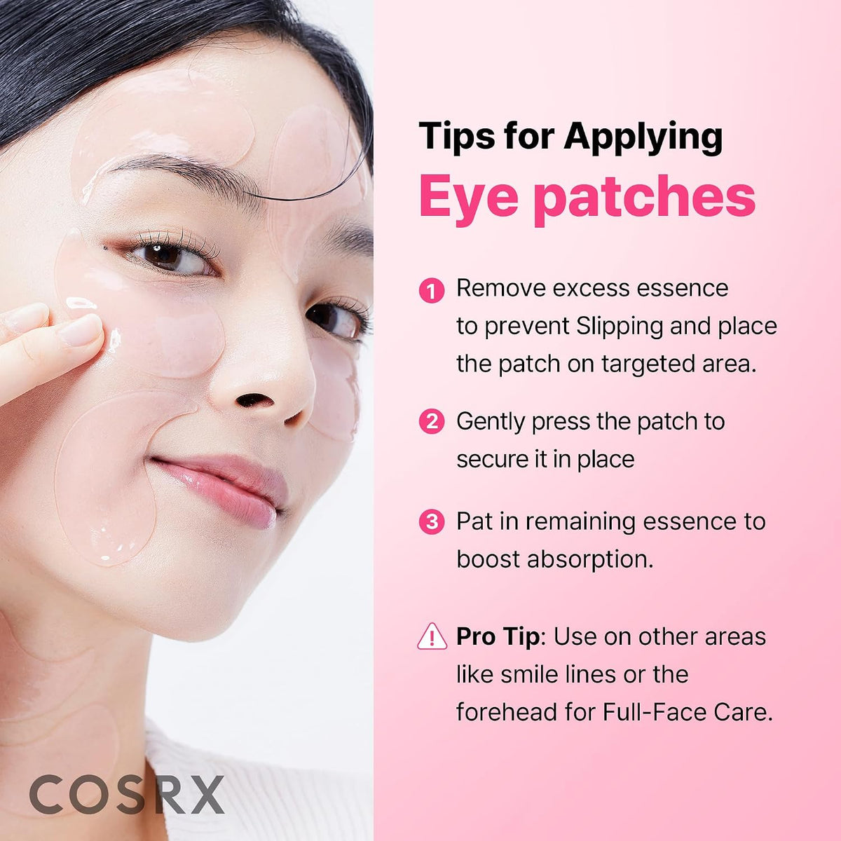 COSRX Pink Peptide Collagen Hydrogel Eye Patches, 60 Patches - view 5