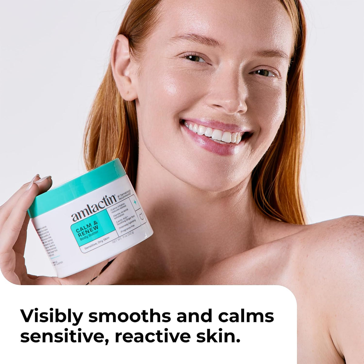AmLactin Calm & Renew Body Butter for Sensitive Dry Skin, 312 g (11 oz) - view 2