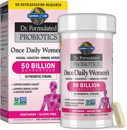 Garden of Life Dr. Formulated Women's Probiotics 50B CFU, 30 Capsules
