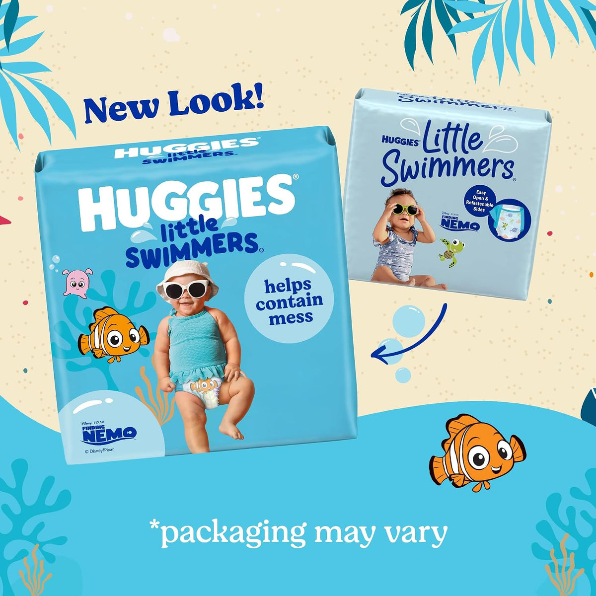 Huggies Little Swimmers Swim Nappies, Size 5-6, 17 Count - view 2