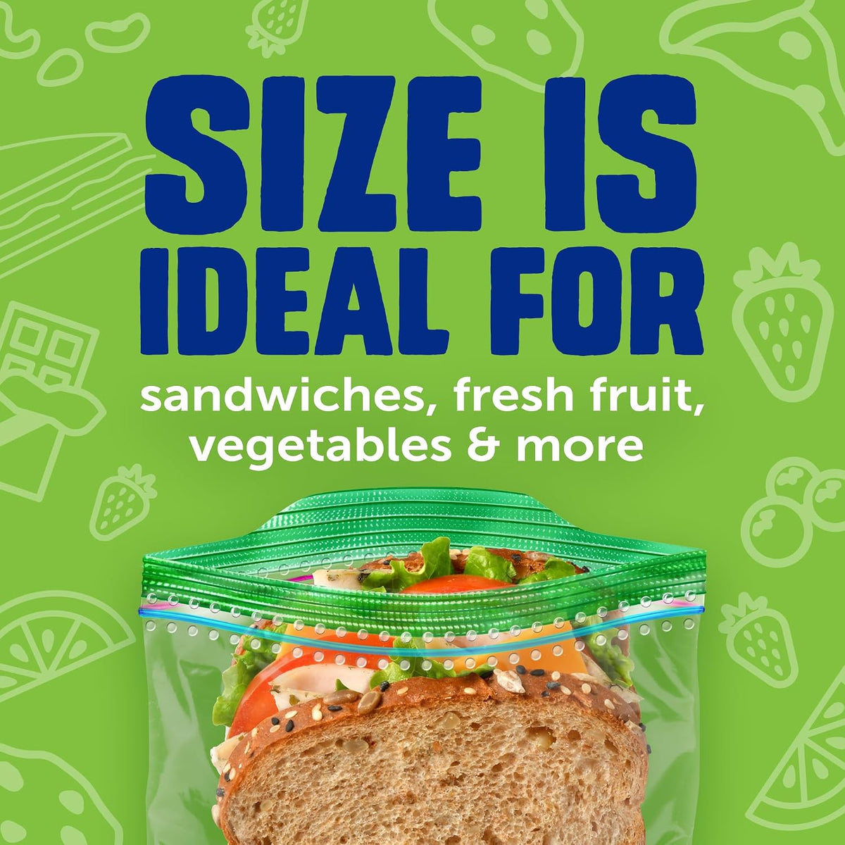 Ziploc Sandwich & Snack Bags with EasyGuide Seal, 270 Count - view 5