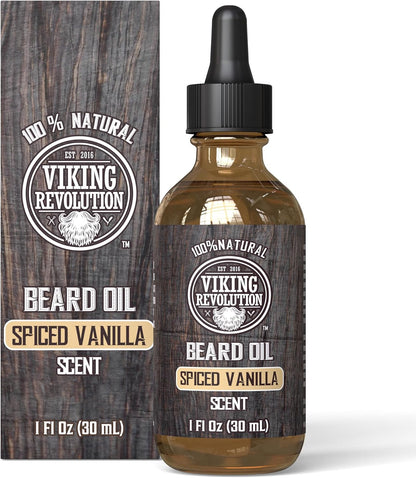 Viking Revolution Beard Oil, Spiced Vanilla, 1 fl oz (30 ml)