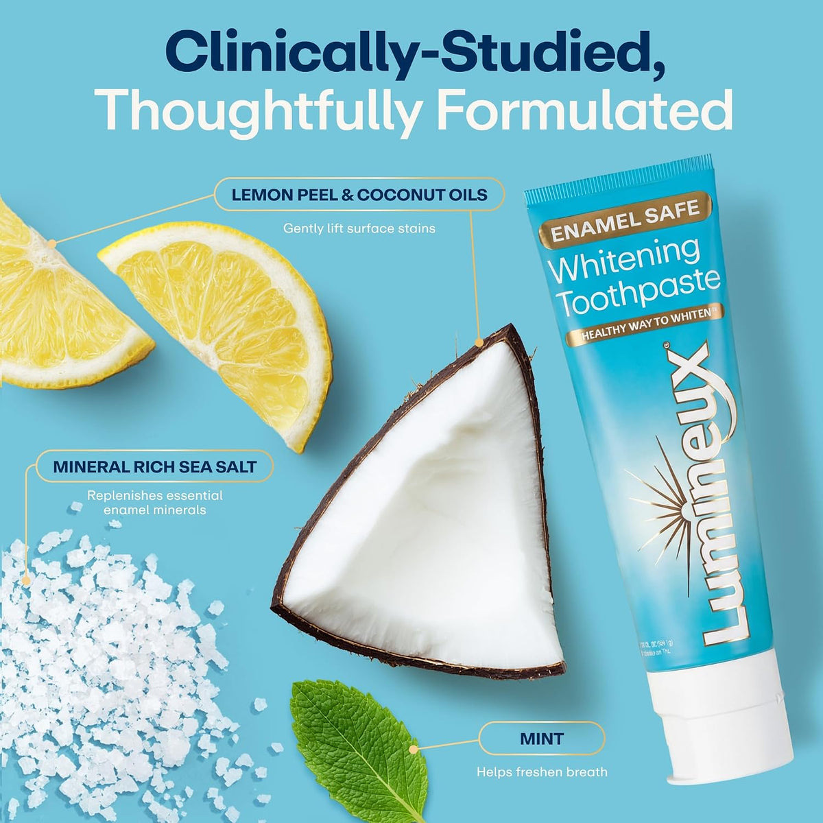Lumineux Oral Essentials Whitening Toothpaste Fluoride Free 2 Pack - view 5