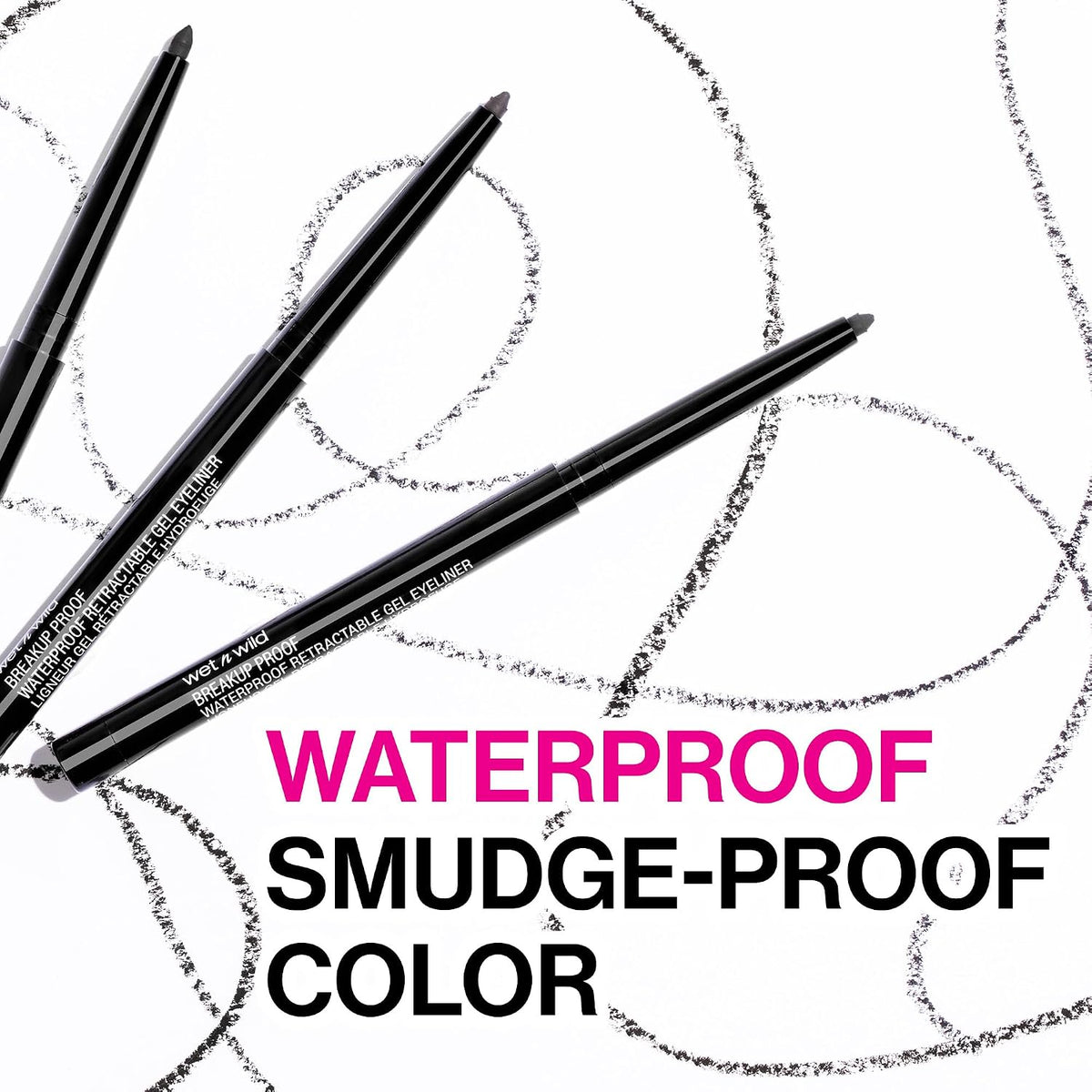 wet n wild Mega Last Breakup Proof Retractable Eyeliner, Waterproof, Black - view 4