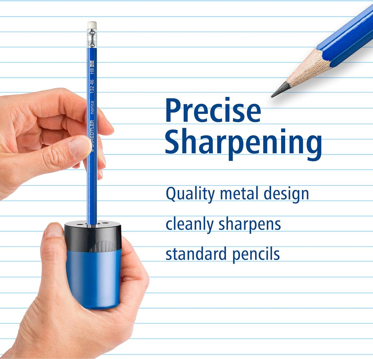 STAEDTLER Pencil Sharpener with Screw Lid and Tub - view 2