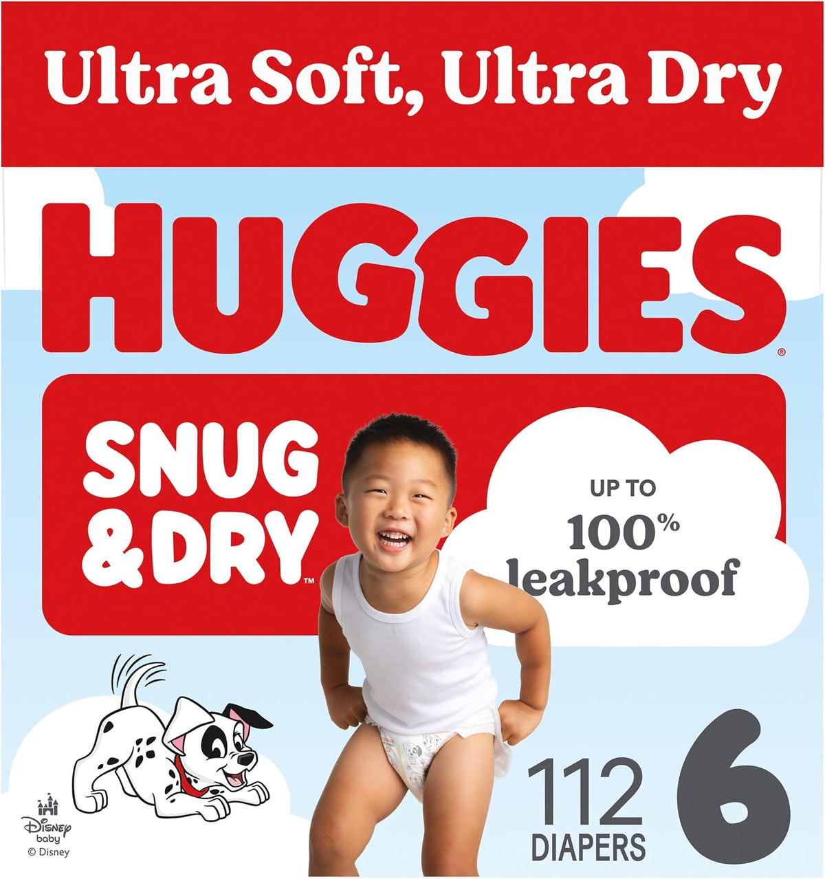 Huggies Snug & Dry Nappies, Size 6, 112 Count — product view