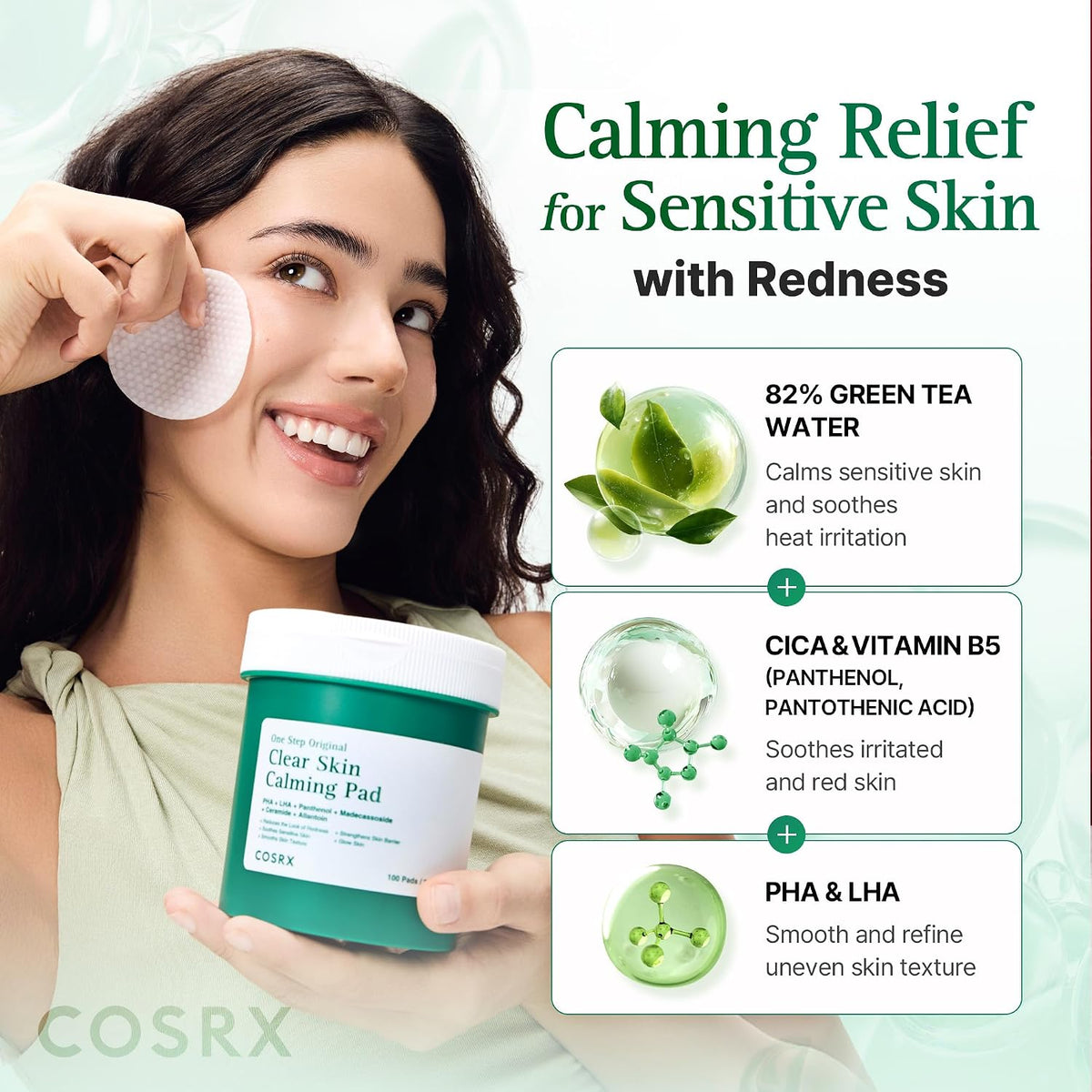 COSRX One Step Original Clear Skin Calming Pad, 100 Pads - view 3