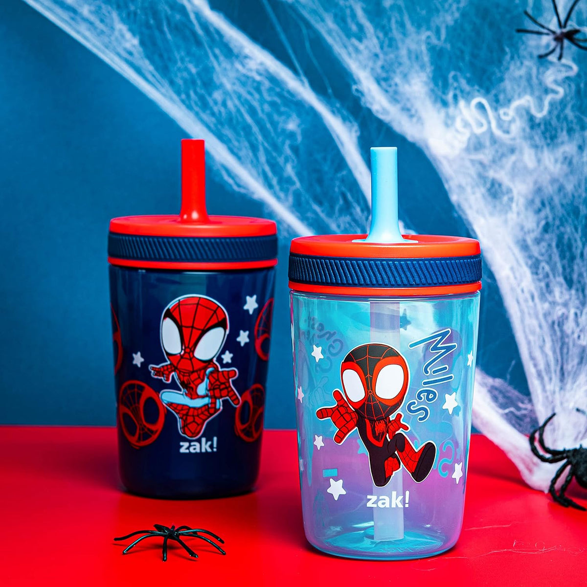 Zak Designs Marvel Spider-Man Kelso Toddler Cups, 15 oz, 2-Pack - view 3