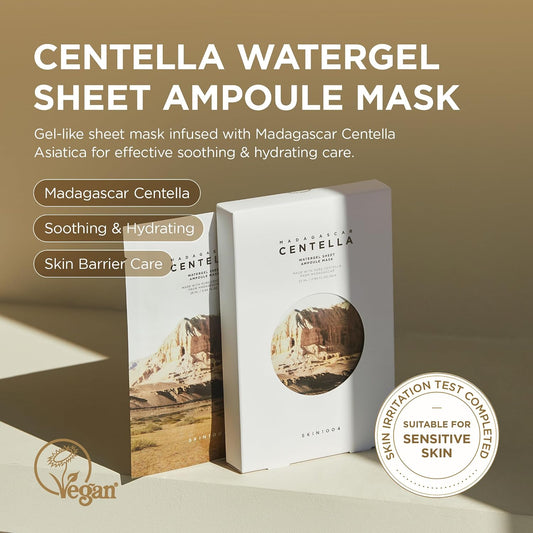 SKIN1004 Madagascar Centella Watergel Sheet Ampoule Mask, 5 x 25 ml - view 2