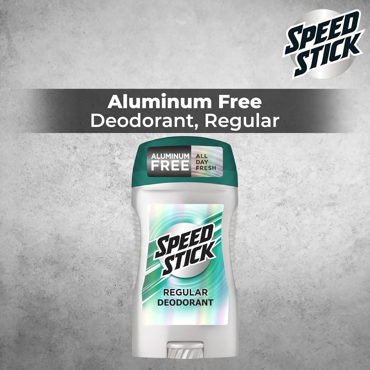 Speed Stick Aluminium Free Men's Deodorant, Regular, 3 oz, 4 Pack - view 3