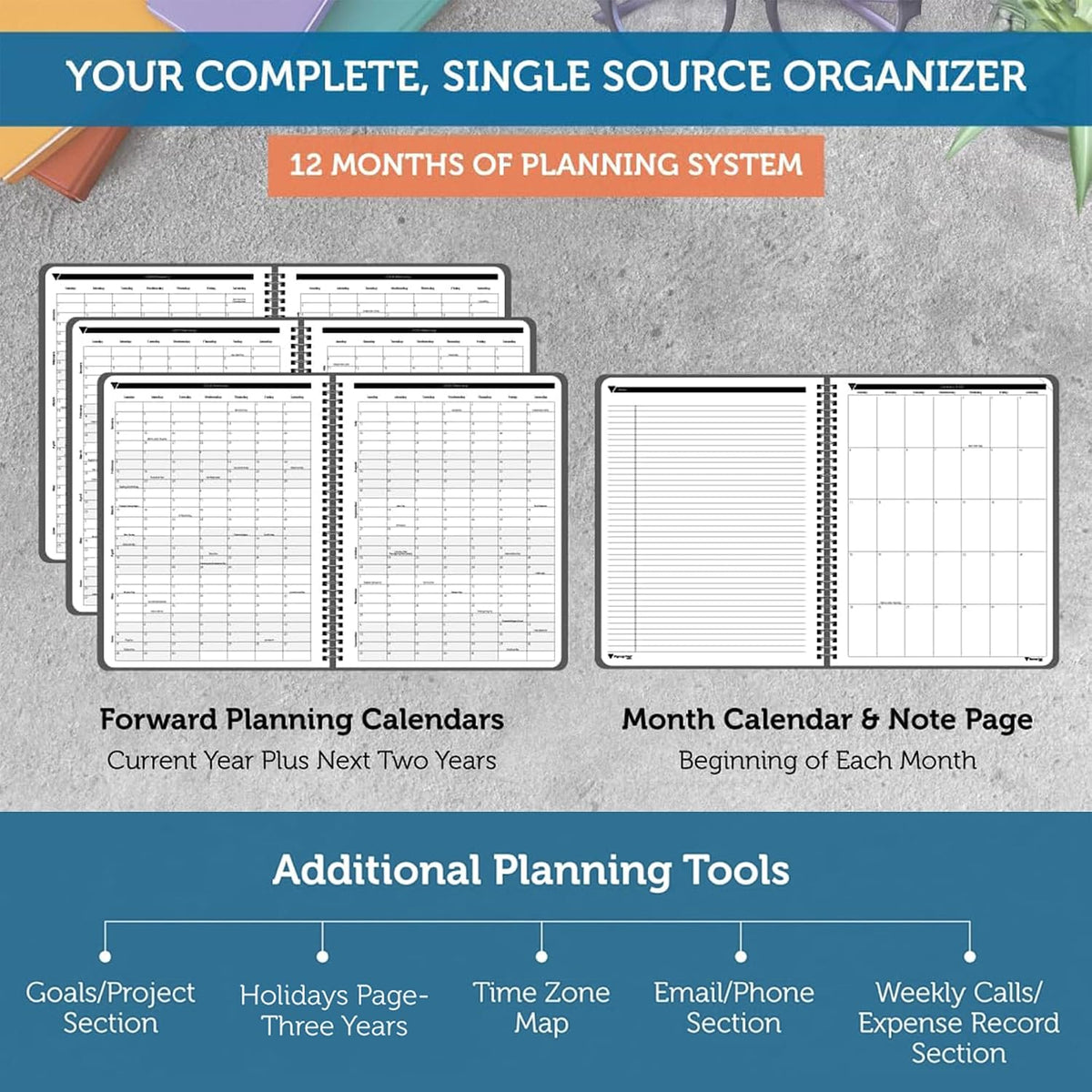 Planner Pad 2026-27 Weekly Planner, Oct-Sep, 6.75 x 8.5 Inch - view 5