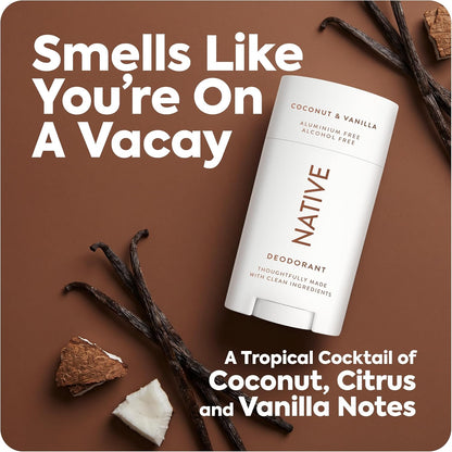 Native Coconut and Vanilla Deodorant Stick, 75 ml - view 5