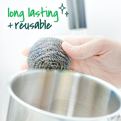 Scotch-Brite Stainless Steel Scrubbers, Pack of 3 - view 6