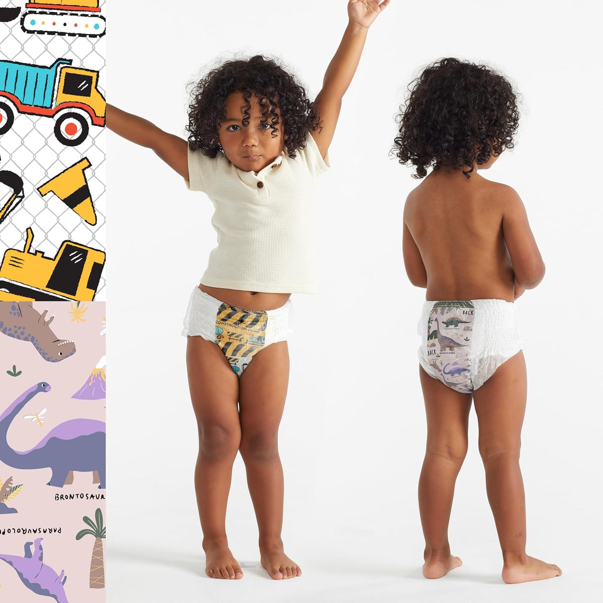 The Honest Company Training Pants, Rompin' & Stompin', Size 3T/4T, 57 Count - view 2