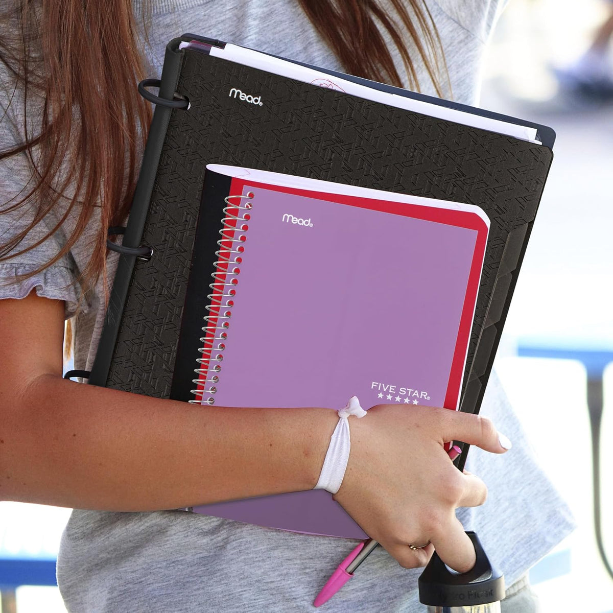 Five Star 2-Subject Notebook, College Ruled, Purple — alternate product view