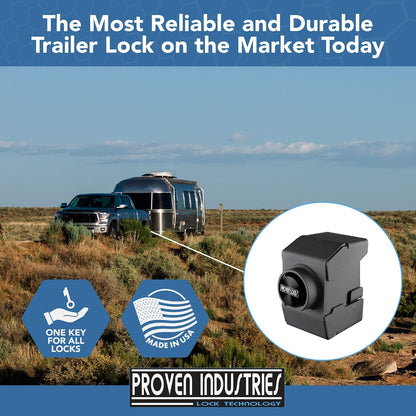 Proven Industries Model 2517-AS Trailer Coupler Lock, 2 5/16 Inch Airstream - view 6