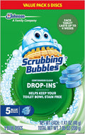 Scrubbing Bubbles Toilet Cleaner Drop-Ins Tablets, 5 Count 201 g (7.1 oz)