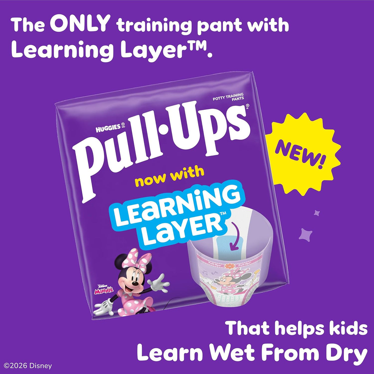 Pull-Ups Girls' Potty Training Pants, Size 3T-4T, 112 Count - view 3