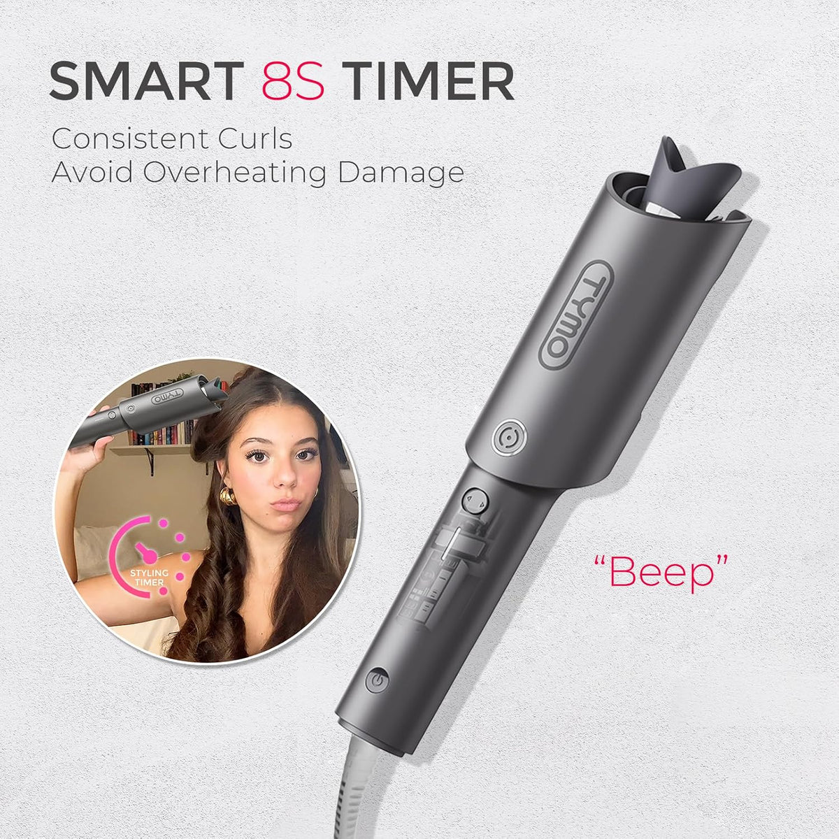 TYMO CURLPRO Automatic Rotating Curling Iron 1 Inch (HC503) - view 6