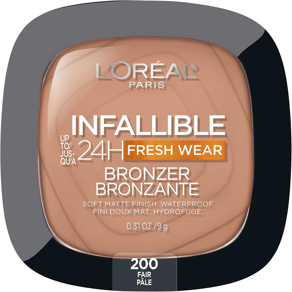 L'Oréal Paris Infallible Up to 24H Fresh Wear Soft Matte Bronzer - Fair, 8.8 g (0.31 oz) — product view