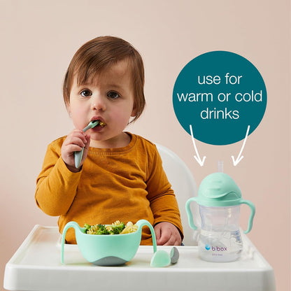 b.box Sippy Cup with Weighted Straw 240 ml (8 oz) Blueberry - view 6