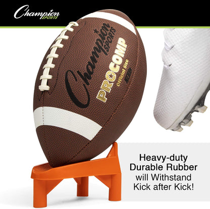 Champion Sports Heavy Duty Football Kicking Tee, 2 Inch, Orange - view 5
