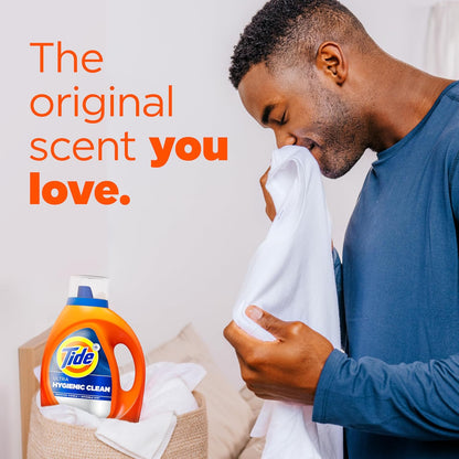 Tide Hygienic Clean Heavy 10x Duty Liquid Detergent, Original, 59 Loads, 2.72 L - view 5