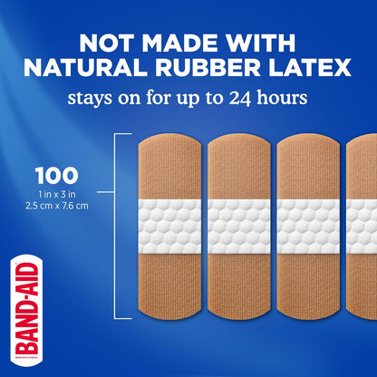 Band-Aid Flexible Fabric Adhesive Bandages, 1 x 3 in, 100 Count - view 5