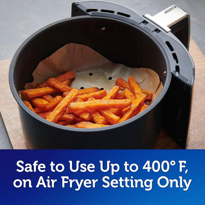 Reynolds Kitchens Unbleached Parchment Air Fryer Liners, 9 in, 50 Count - view 6