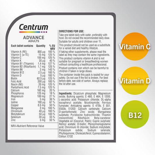 Centrum Advance Multivitamin Tablets 24 Nutrients, 180 Count - view 2