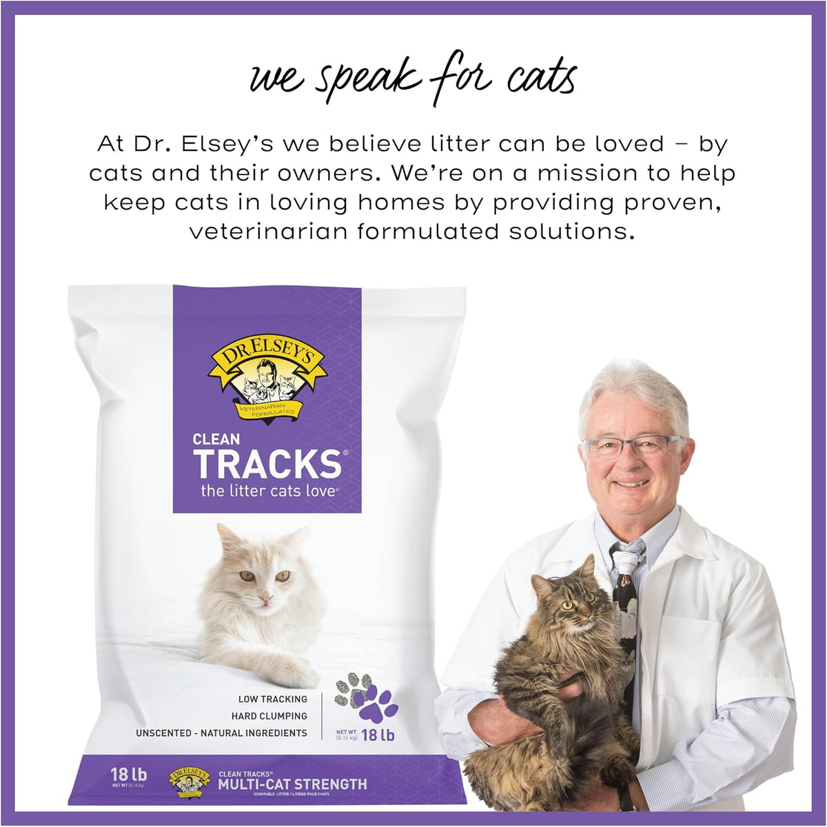 Dr. Elsey's Clean Tracks Clumping Clay Cat Litter, 18 lb - view 6