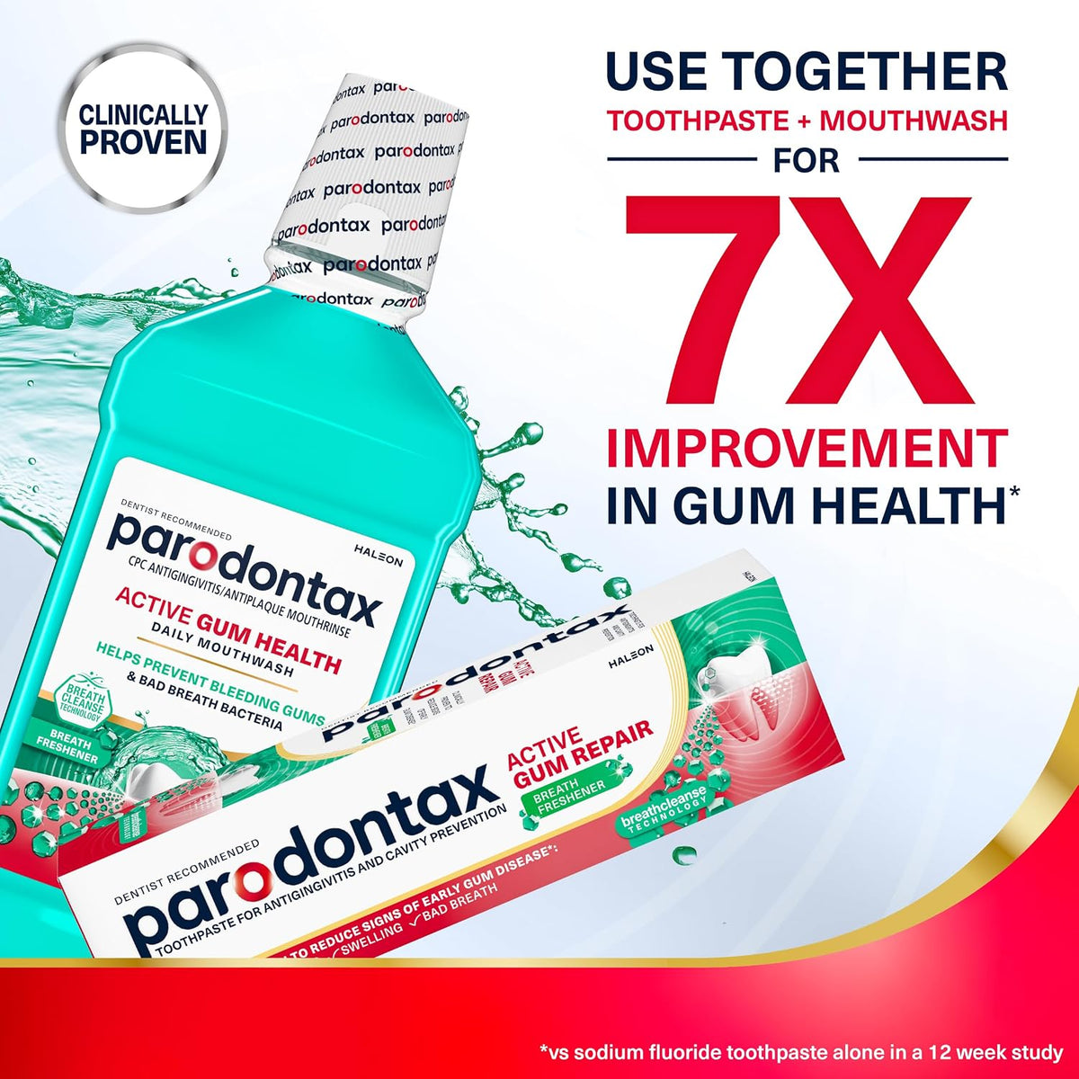 Parodontax Active Gum Repair Breath Freshener Toothpaste, 3.4 oz - view 6