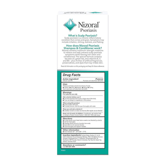 Nizoral Psoriasis Anti-Dandruff Shampoo & Conditioner 3% Salicylic Acid