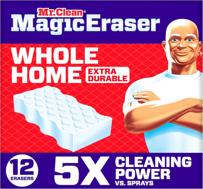 Mr. Clean Magic Eraser Whole Home Extra Durable Cleaning Pads 12 Count