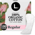 L. Ultra Thin Pantiliners, Regular, Cotton Top Layer, Unscented - 100 Count