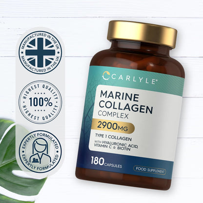 Carlyle Marine Collagen Capsules 2900mg with Hyaluronic Acid - view 4