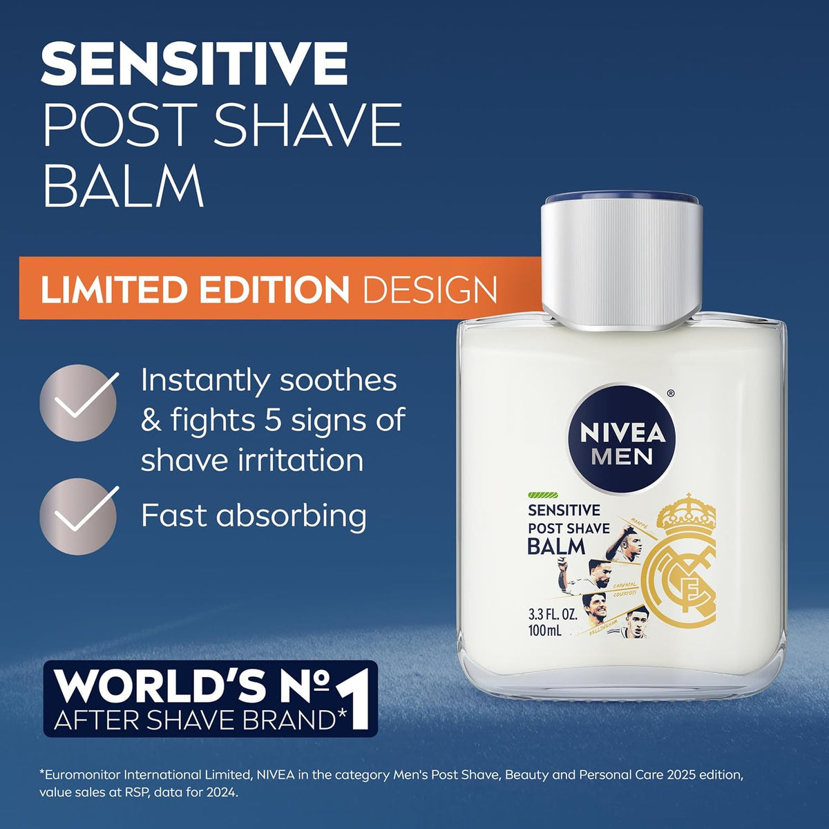NIVEA MEN Sensitive Post Shave Balm, 3.3 fl oz - view 3